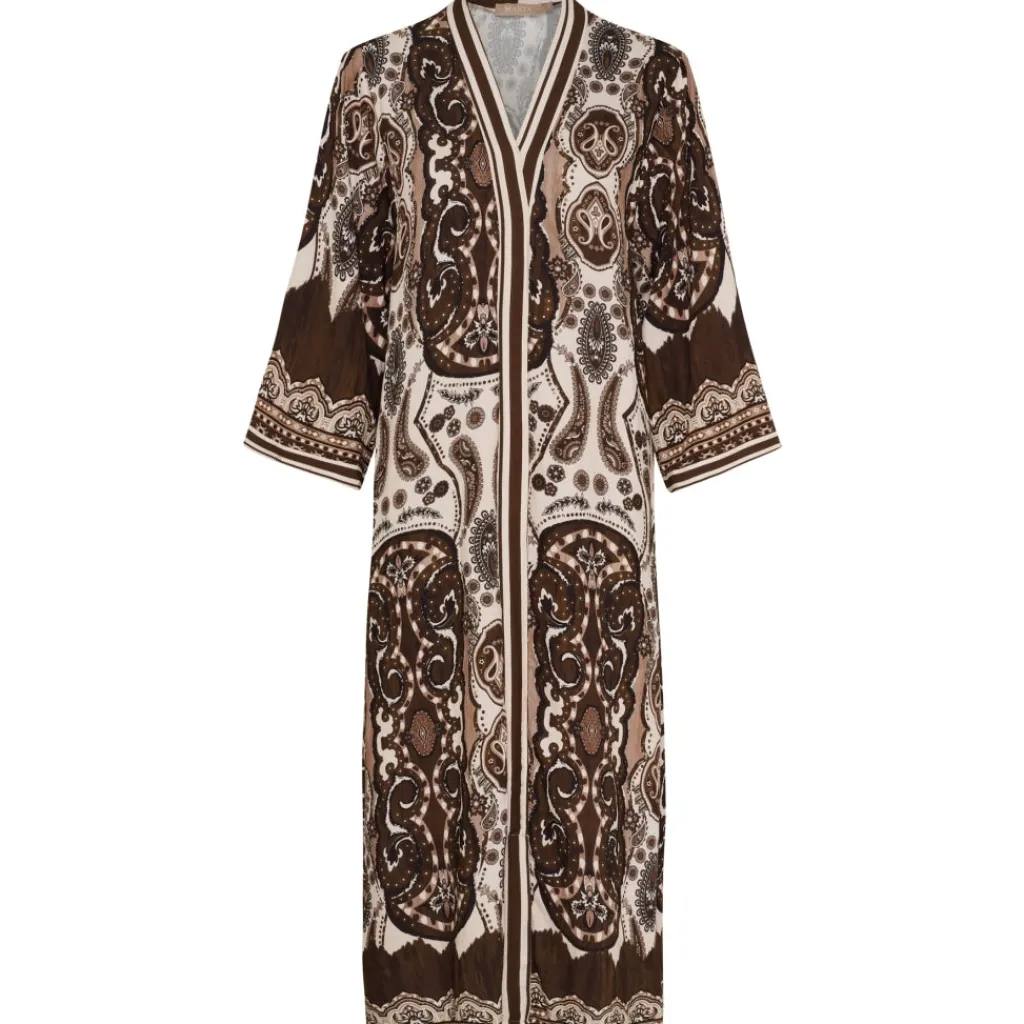 MARTA DU CHATEAU dame kjole MdcStefania 7176 - MarroneEZ532 Online