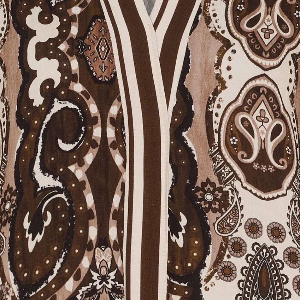 MARTA DU CHATEAU dame kjole MdcStefania 7176 - MarroneEZ532 Online