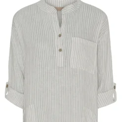 MARTA DU CHATEAU dame kjole MdcNess - Panna Grey Stripe Outlet