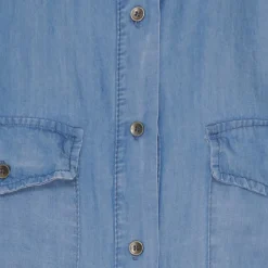 MARTA DU CHATEAU dame kjole MdcKirstín - LightBlue/White/Fuxia Discount