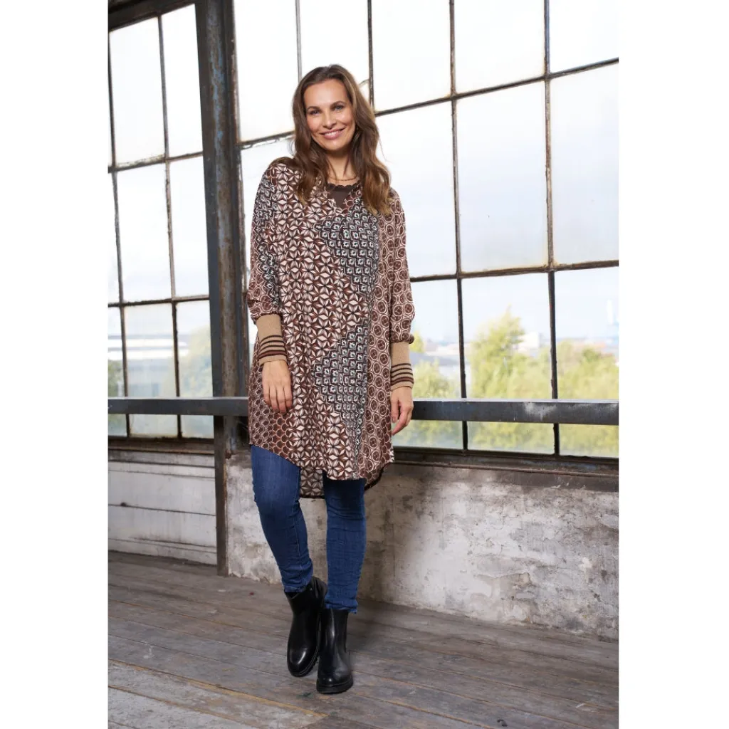 MARTA DU CHATEAU dame kjole MdcDominika 25185 - MarroneAG756BA Clearance