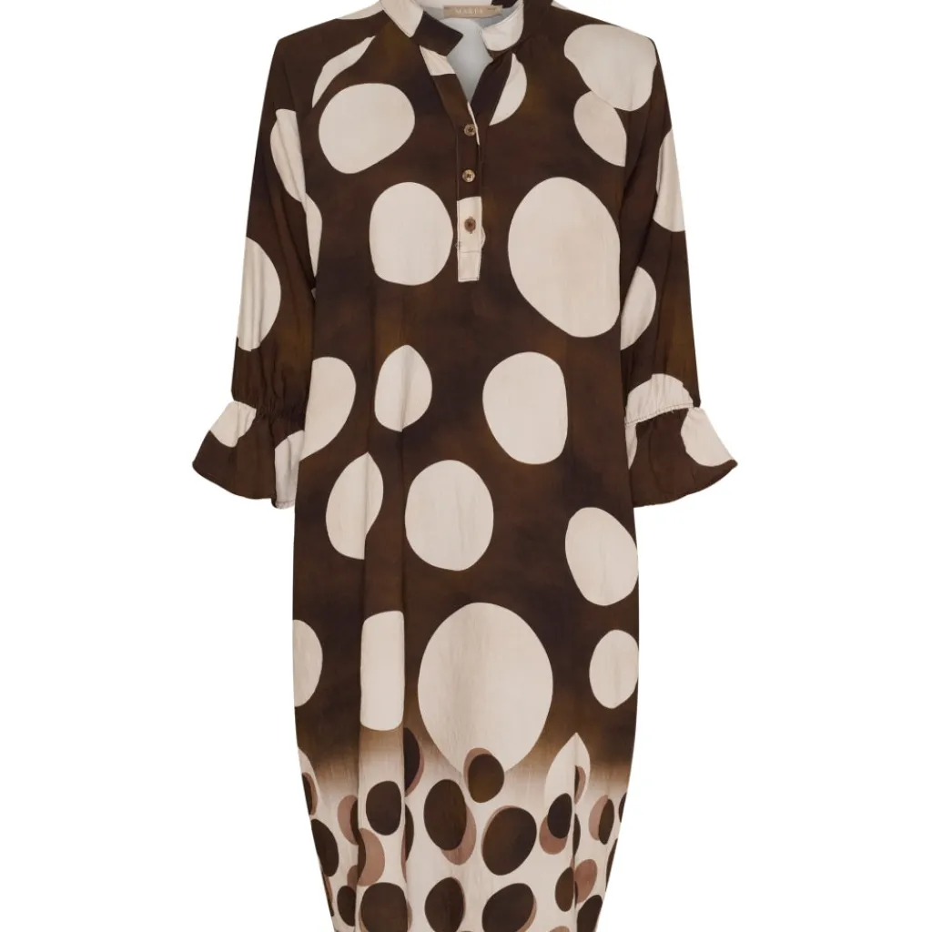 MARTA DU CHATEAU dame kjole MdcCypress 7636 - MarroneEZ552DB Clearance