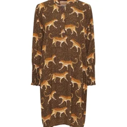 MARTA DU CHATEAU dame kjole 5378 - Tabacco animal Hot