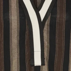 MARTA DU CHATEAU dame kjole MdcSaylor 25231 - Black/Camello2 New