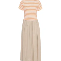 MARTA DU CHATEAU dame kjole MdcIngfrid 7334 - Beige/Orange