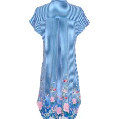 MARTA DU CHATEAU dame kjole MdcFelisa 7357 - BlueChina4937tpg New