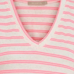 MARTA DU CHATEAU dame kjole MdcIngfrid 7334 - Beige/Pink Online