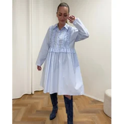 MARTA DU CHATEAU dame kjole MdcViolet - LightBlue64. Sale