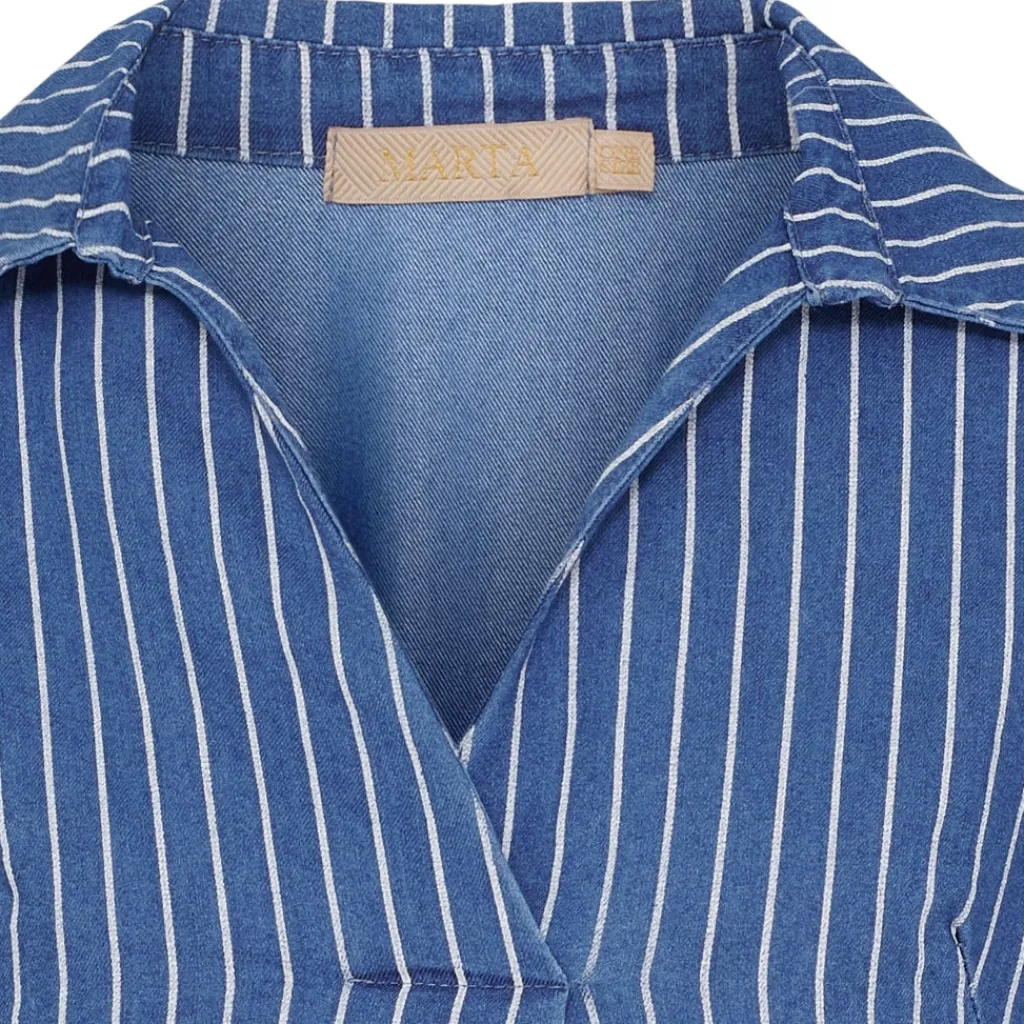 MARTA DU CHATEAU dame kjole MdcEglantine 259003 - Medium Blue