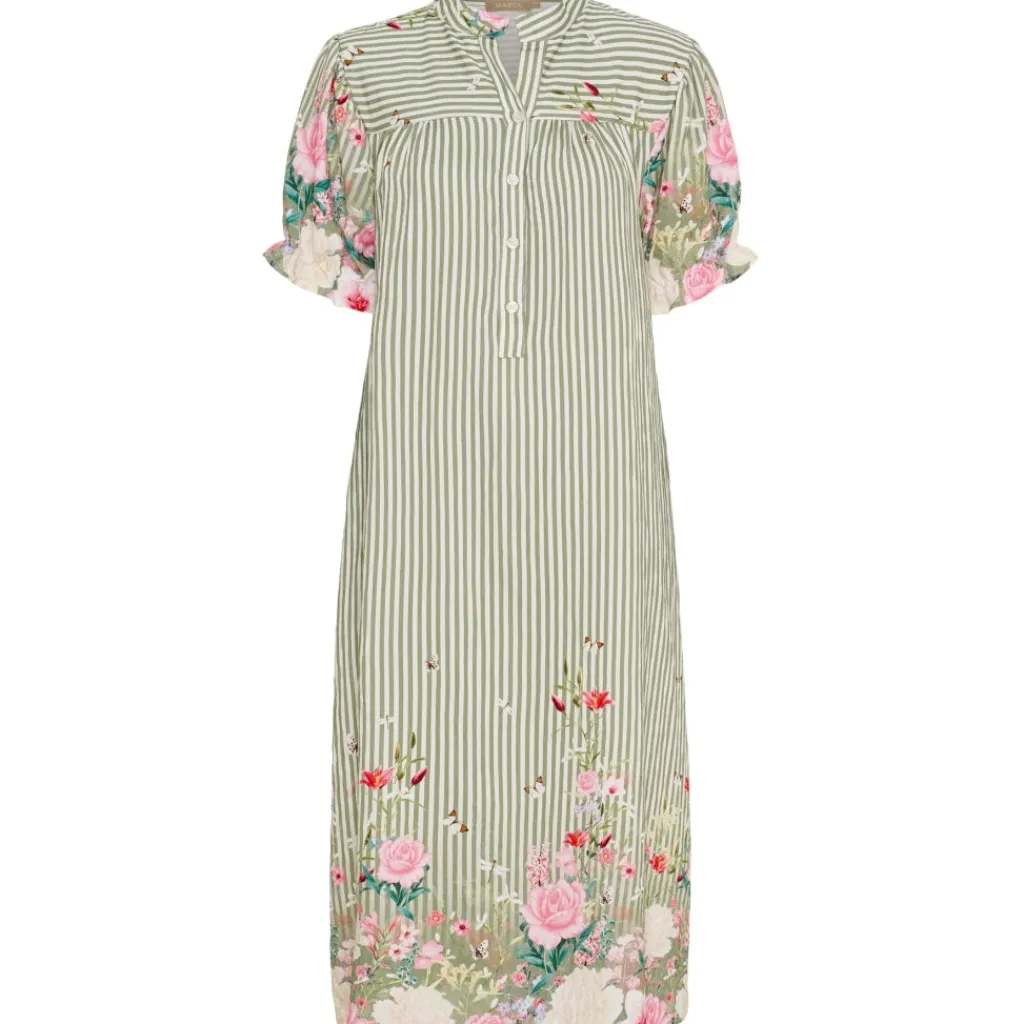 MARTA DU CHATEAU dame kjole MdcCristina 7263 - Kaki4837tpg Outlet