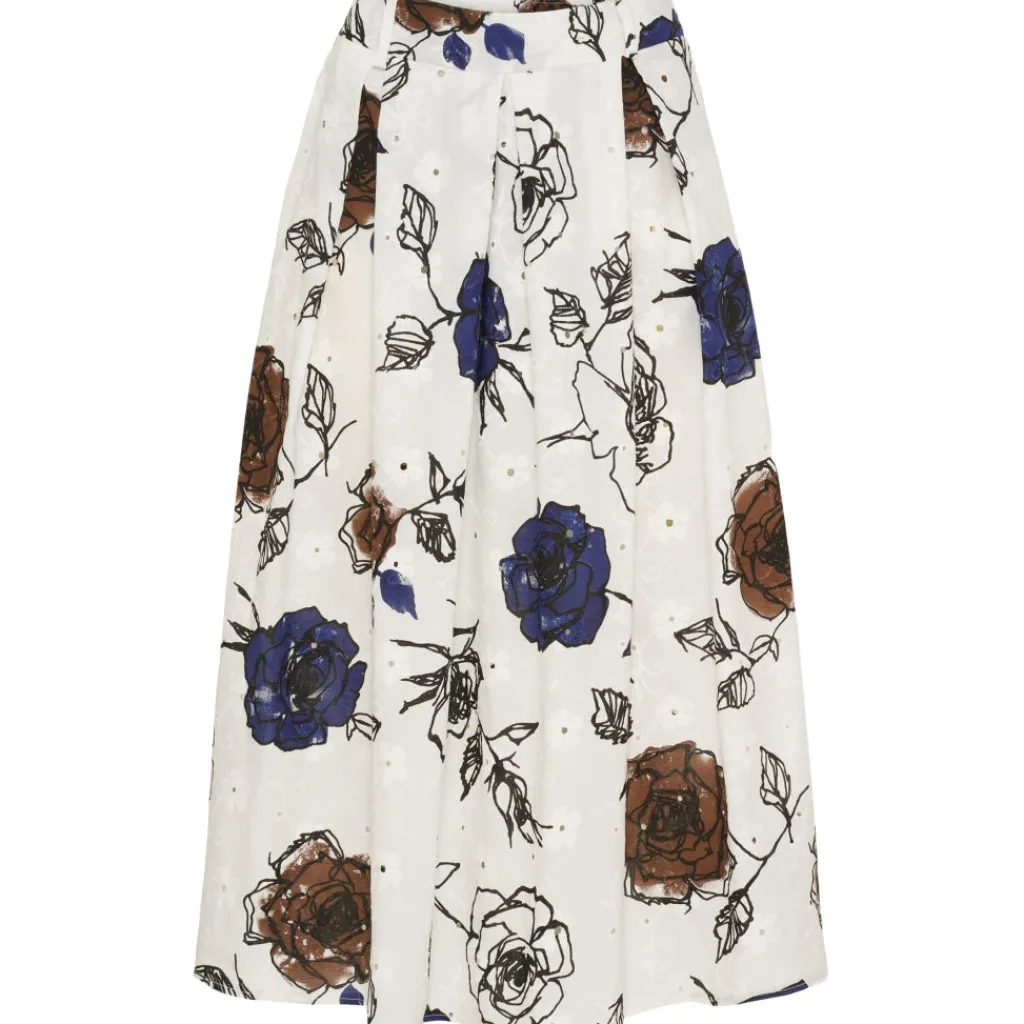 MARTA DU CHATEAU dame nederdel MdcSadie 257043 - Dark Blue Moro Outlet