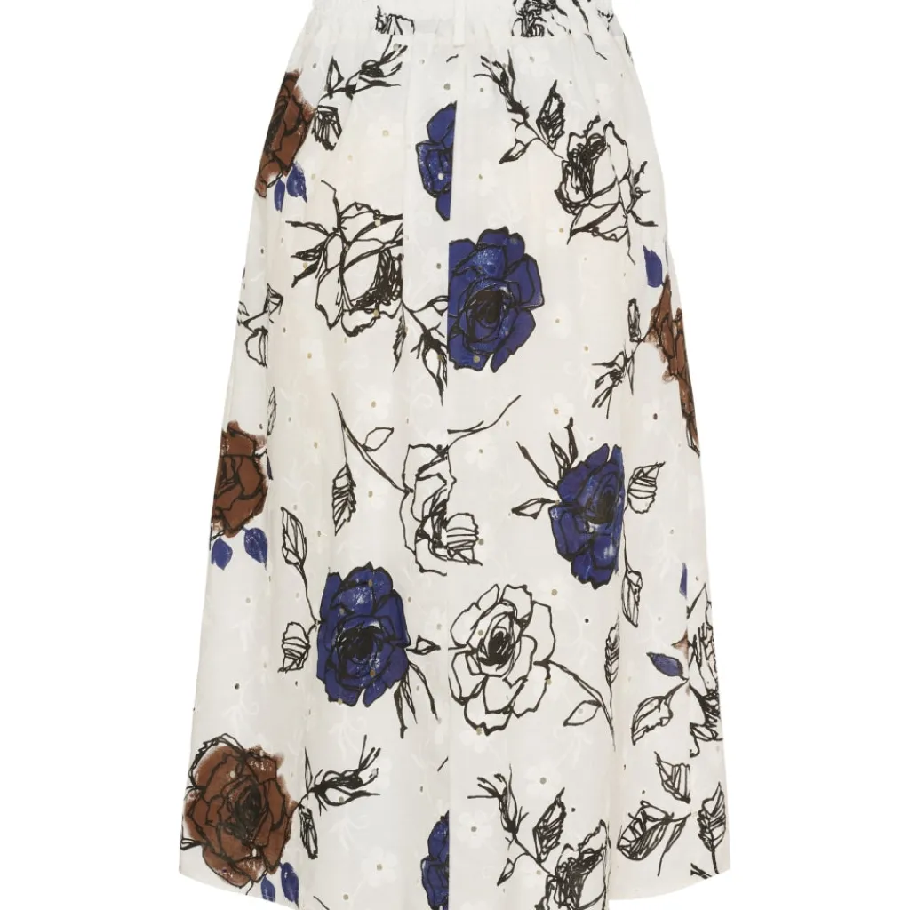 MARTA DU CHATEAU dame nederdel MdcSadie 257043 - Dark Blue Moro Outlet