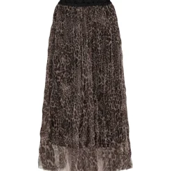 MARTA DU CHATEAU dame nederdel MdcJacqueline G3050P - Nero Leo Outlet