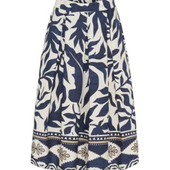 MARTA DU CHATEAU dame nederdel MdcRenata 4911Tela - Blue New