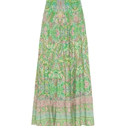 MARTA DU CHATEAU dame nederdel 5201 - Verde4174Print