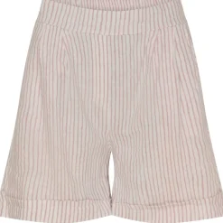 MARTA DU CHATEAU dame shorts MdcSophia - Panna Old Rose 2017 Stripe Sale