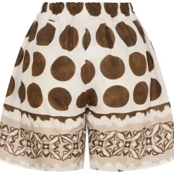 MARTA DU CHATEAU dame shorts MdcSiena 256197 - Beige/MoroAMioe431 Hot