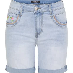 MARTA DU CHATEAU dame shorts MdcHilma MDC205-26104 - Denim Clearance