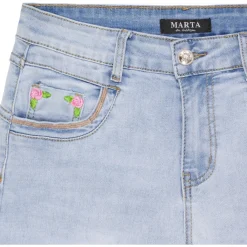 MARTA DU CHATEAU dame shorts MdcHilma MDC205-26104 - Denim Clearance