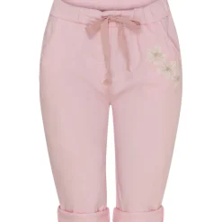 MARTA DU CHATEAU dame shorts MdcRosetta - Baby Pink/White Flower New