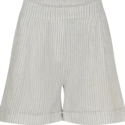 MARTA DU CHATEAU dame shorts MdcSophia - Panna Grey Stripe Hot