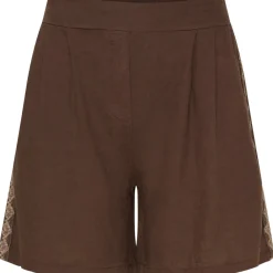 MARTA DU CHATEAU dame shorts MdcSabine - Cold brown Discount