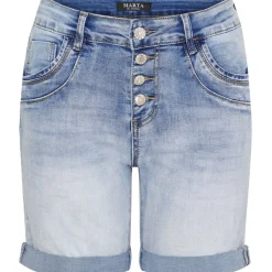 MARTA DU CHATEAU dame shorts MdcRagna MDC210-26149 - Denim Best