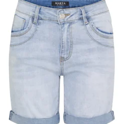 MARTA DU CHATEAU dame shorts MdcKaia MDC207-26106 - Denim New