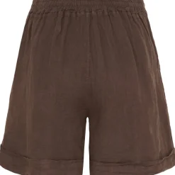 MARTA DU CHATEAU dame shorts 61072 - Cold brown New