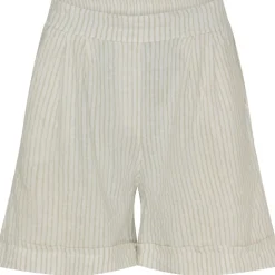 MARTA DU CHATEAU dame shorts MdcSophia - Panna Beige 1752 Stripe Sale