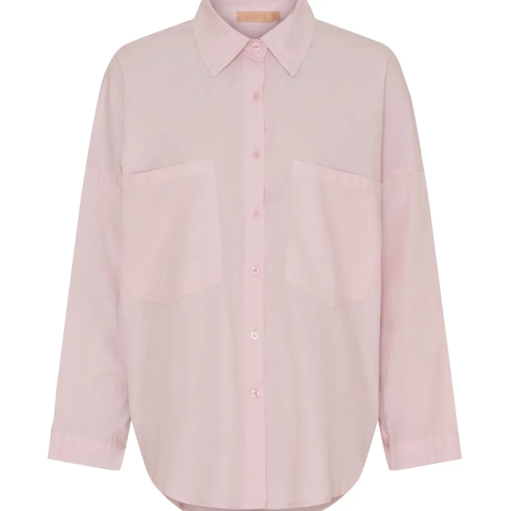 MARTA DU CHATEAU dame skjorte MdcCecile 85530 - Old Rose Online