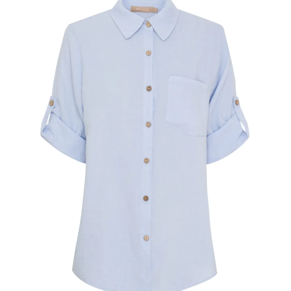 MARTA DU CHATEAU dame skjorte MdcKiara 258354 - Celeste2389 Sale