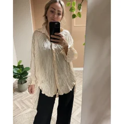 MARTA DU CHATEAU dame skjorte - R83215TZ - Beige New