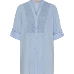 MARTA DU CHATEAU dame skjorte MdcMargherita - Celeste Clearance