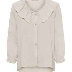 MARTA DU CHATEAU dame skjorte K1123 - Beige New