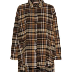 MARTA DU CHATEAU dame skjorte MdcLaureline 248459 - Camel J-Tex New