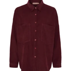 MARTA DU CHATEAU dame skjorte MdcMaelys 258037V - Bordeaux6269 Clearance