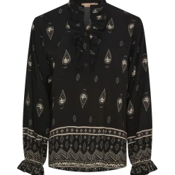 MARTA DU CHATEAU dame skjorte MdcAya 5891 - Black1943tps Discount