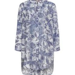 MARTA DU CHATEAU dame skjorte MdcLucca 259095 - Dark Blue Best