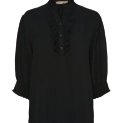 MARTA DU CHATEAU dame skjorte MdcUnnur 6317 - Solid Black New