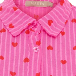 MARTA DU CHATEAU dame skjorte MdcMenika 7340 - Fuxia Discount