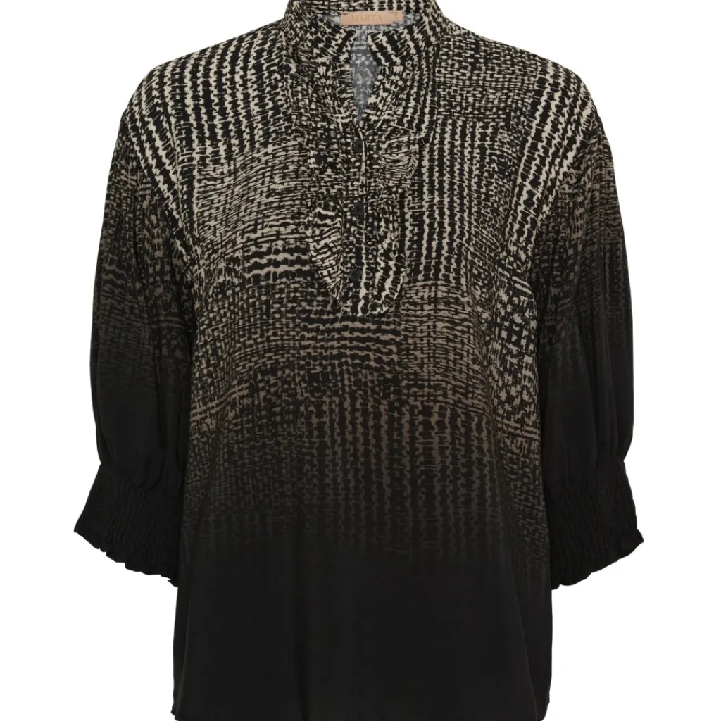 MARTA DU CHATEAU dame skjorte MdcUnnur 6317 - Nerofaded8362tpa