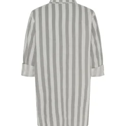 MARTA DU CHATEAU dame skjorte MdcPam - Beige/Grigio Discount