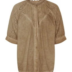 MARTA DU CHATEAU dame skjorte MdcDona - Macchiato Cold Wash Sale