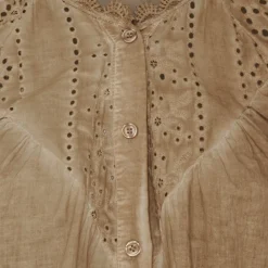 MARTA DU CHATEAU dame skjorte MdcDona - Macchiato Cold Wash Sale