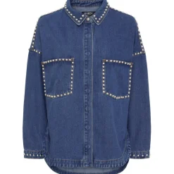 MARTA DU CHATEAU dame skjorte MdcEila MDC212-8304 - Denim Best