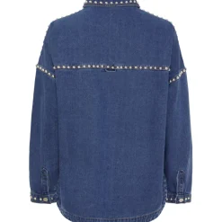 MARTA DU CHATEAU dame skjorte MdcEila MDC212-8304 - Denim Best