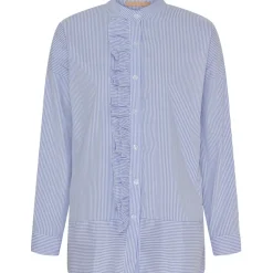 MARTA DU CHATEAU dame skjorte MdcFina - Sky Blue Stripe Sale