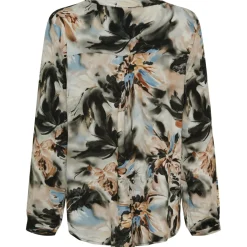 MARTA DU CHATEAU dame skjorte MdcAstrid - Nero LH5328 Best