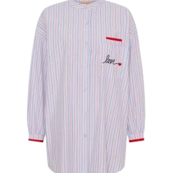 MARTA DU CHATEAU dame skjorte MdcLydie 259006 - Blue Hot